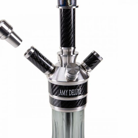 AMY DELUXE SS26.01 CARBONICA SOLID SCHWARZ - TRANSPARENT