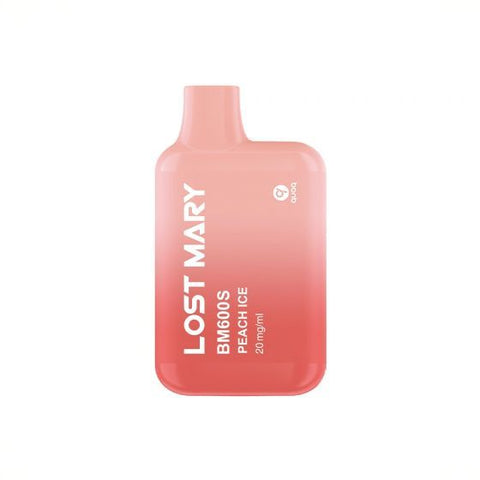 LOST MARY BM600S - PEACH ICE (10er Pack)